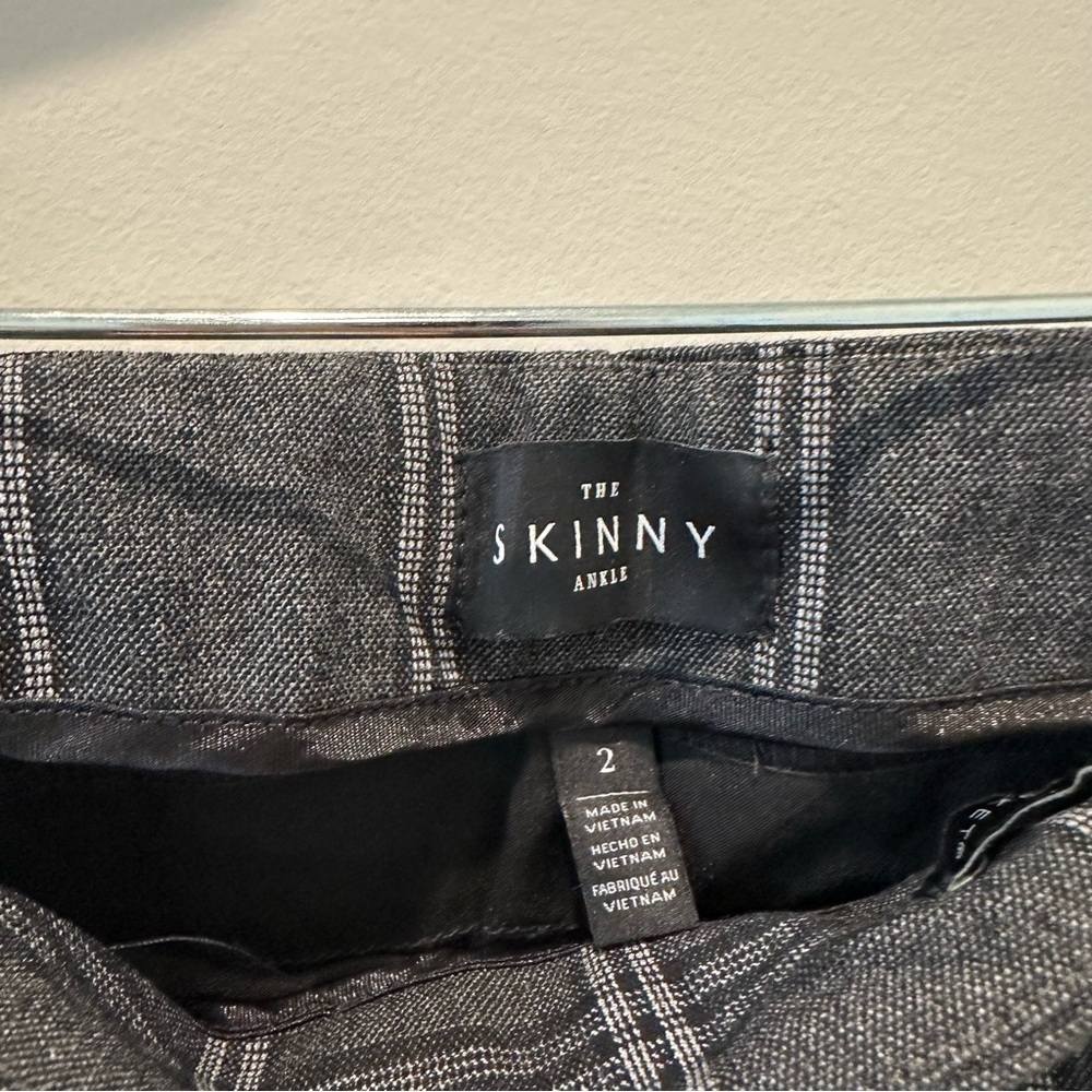 White House Black Market The Skinny Ankle Pants Plaid Business Casual Career 2 - Picture 3 of 14